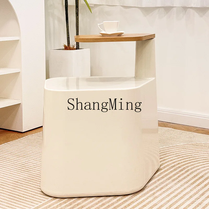 

CL creative side few stools modern simple small coffee table small apartment living room sofa corner few bedside tables