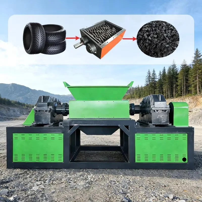 Automatic Waste Tire Granulator with CE Certification, Rubber/tire Shredder, Tire Powder Recycling shi