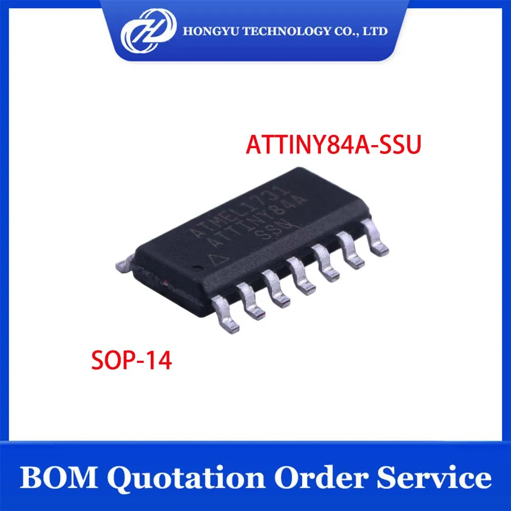 1 - 10 Pcs/Lots ATTINY84A-SSU ATTINY84A ATTINY84A-U ATTINY84A ATTINY84 SOP-14 IC MCU 8BIT 8KB FLASH 14SOIC