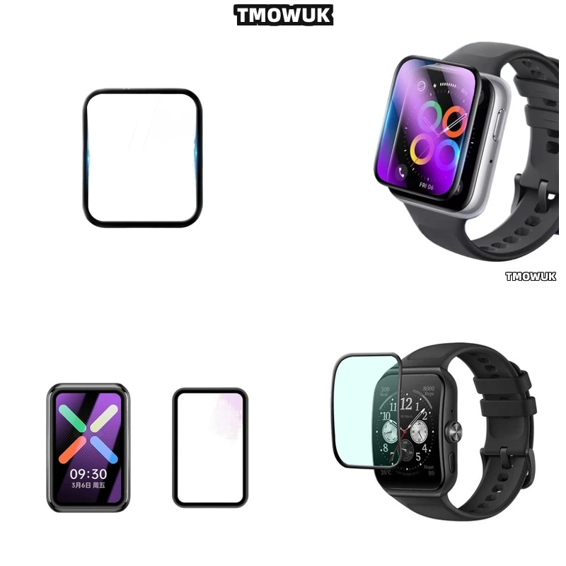 

For OPPO Watch 2 3 4 Pro SE Free Band 2 42mm 46mm Shatterproof PMMA Film, 3D Curved Design.