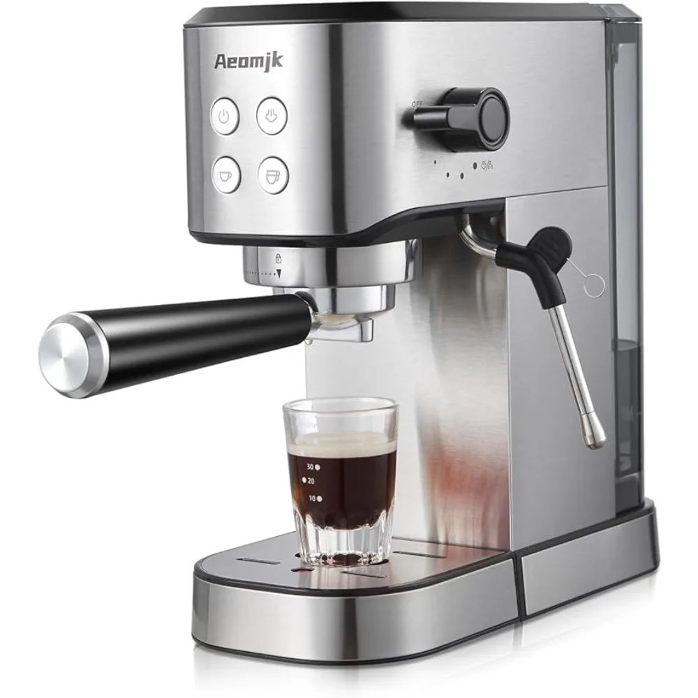 Aeomjk Espresso Machine,  Coffee Machine for Cappuccino, Latte, Espresso Machines for Home, 34oz Removable Water Tank