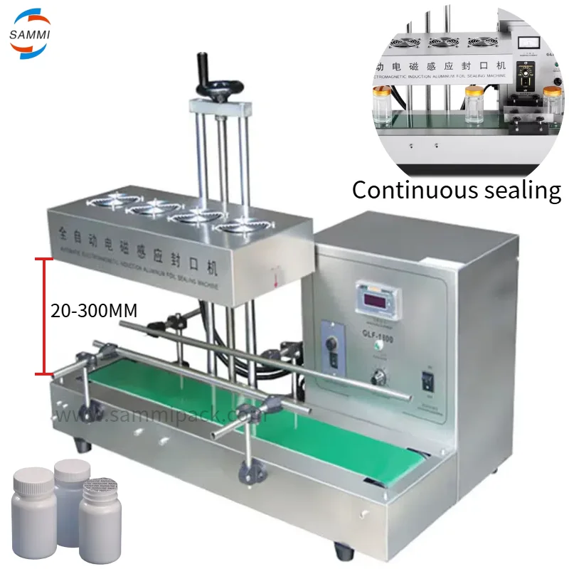 

High Quality Automatic Continuous Electromagnetic Sealing Machine GLF-1800 Induction Aluminum Foil Sealing Diameter 20-50MM