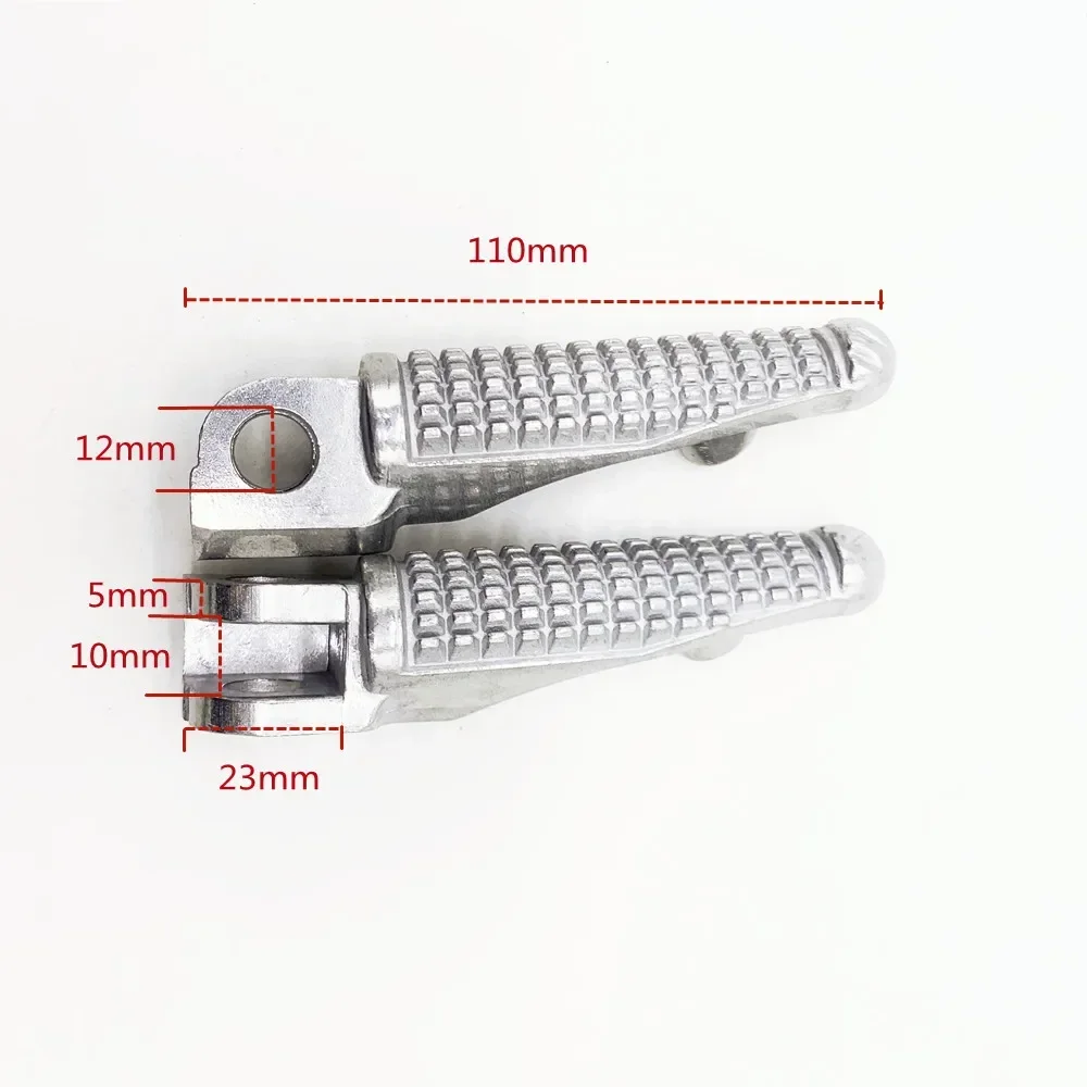 Areyourshop Motorcycle Front Foot Peg Footrest For Yamaha YZF R1 1998-2014 R6 1999-2014 R6S 2003-2008 2004 Aluminum Motor Pegs