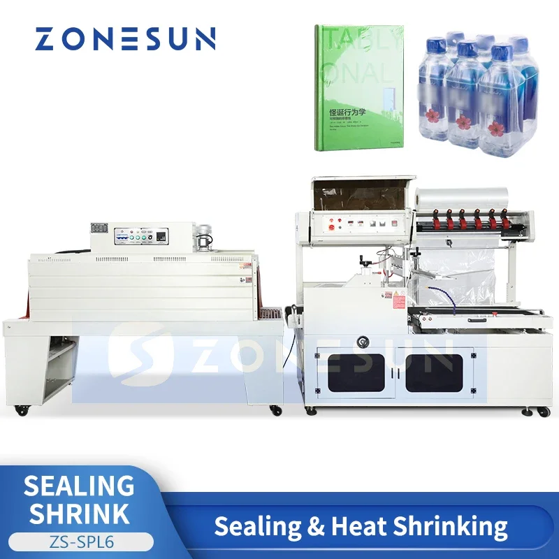ZONESUN ZS-SPL6 Automatic Heat Shrink Tunnel Shrinking Wrapping Machine