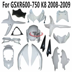 Unpainted Fairing Bodywork Motorcycle Components Pack left right For GSXR600 GSXR750 GSXR 600 750 2008 2009 2010 K8