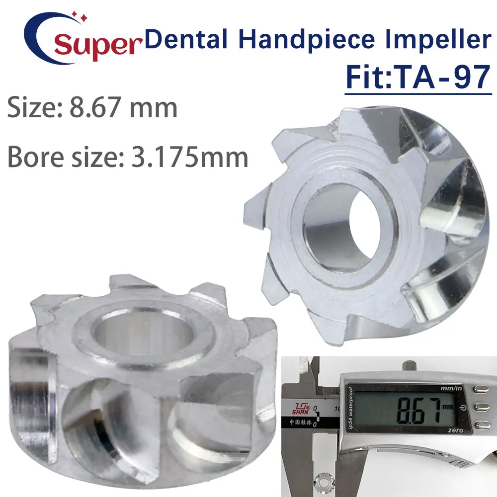 Dental high speed handpiece impeller for W* TA-97 Dental spare parts of handpiece Impeller bearing shaft