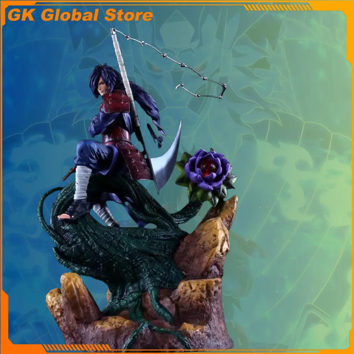 

New Naruto Anime Figure Uchiha Madara Uchiha Obito Perimeter PVC Model Statue Desktop Decoration Ornaments Birthday Gifts Toys