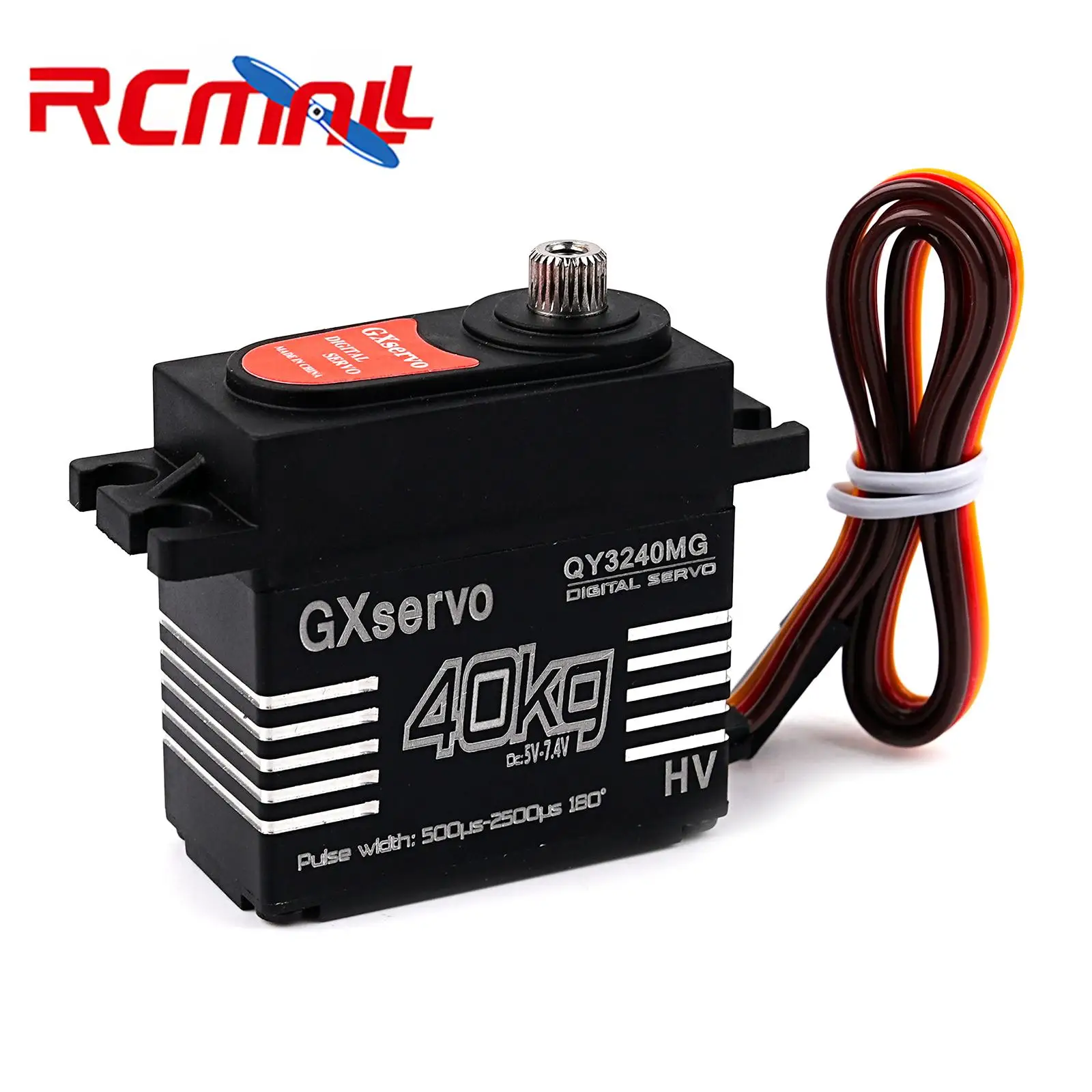YP3240MG 40kg 7.4V High Torque Digital Servo IP67 Waterproof Semi Metal Steel Gear Motor for 1/8 1/10 RC Crawler Car Accessories