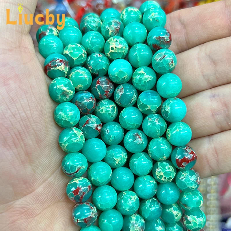 Imitation Green Emperor Pine Handmade Beads For Jewelry Making DIY woman earrings Accessories zipstring 15