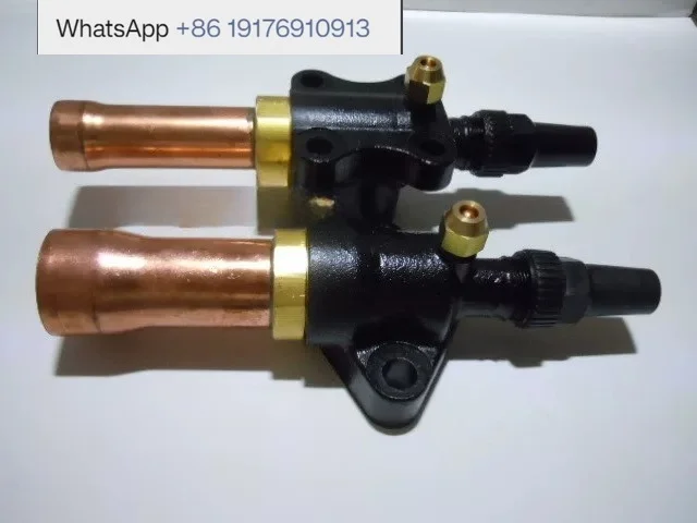 Refrigeration, air conditioning, cold storage, freezer globe valve, semi-closed 15-horse compressor suction and exhaust valve