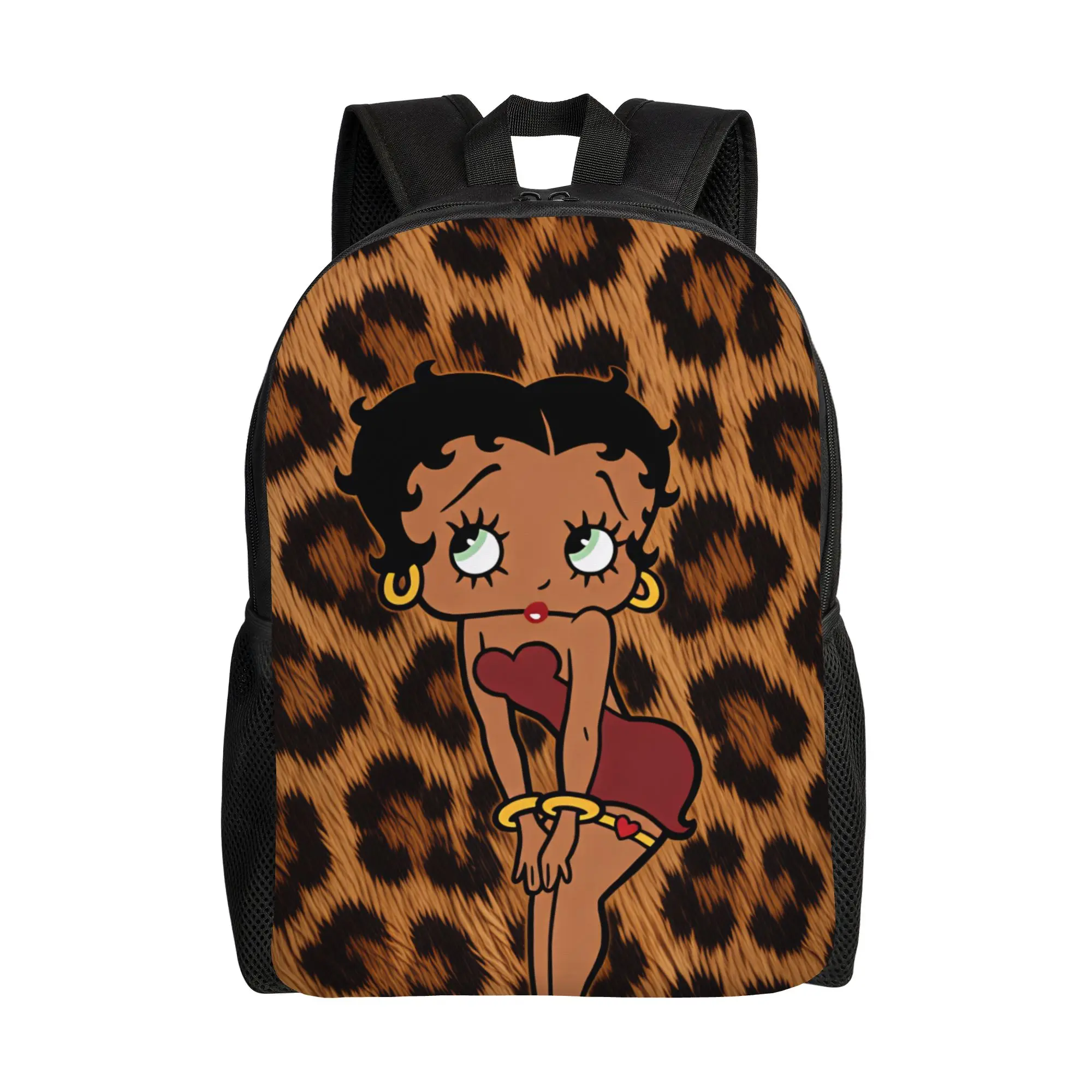 B-Betty Boops Backpack  Elegant Backpacks Boy Daily Print High School Bags Design Rucksack