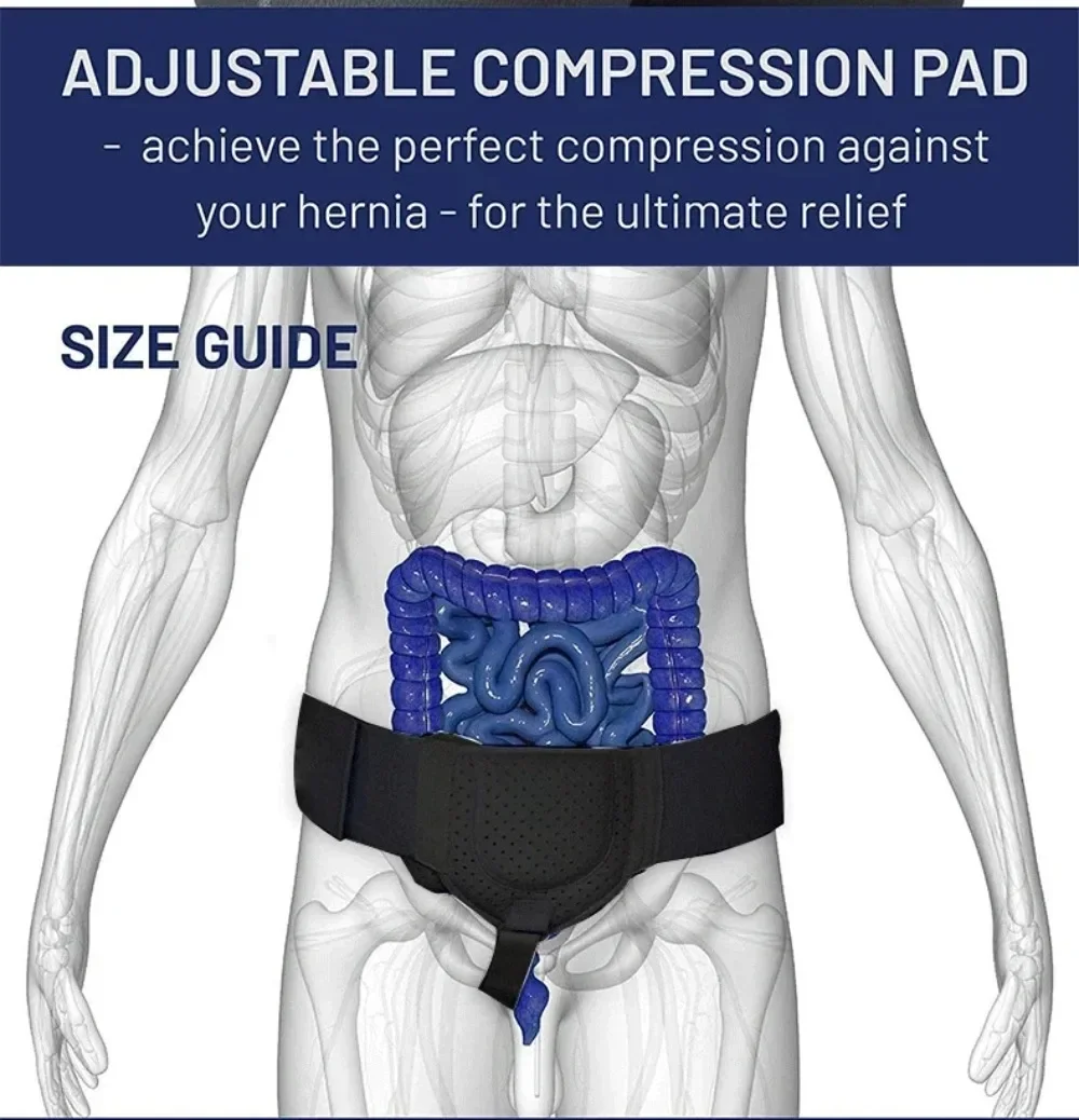 Hernia Belts Groin Hernia Support for Men Woman Portable Breathable Inguinal Support Belt  Hernia Gas Protection Fixed Belt