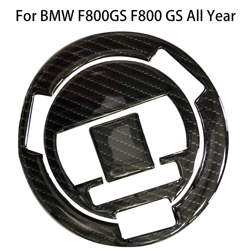 

3D Carbon Fiber Tank Cap Cover Pad Motorcycle Sticker Fuel Gas Cap Protector Decals Case for BMW F800GS F800 GS All Year