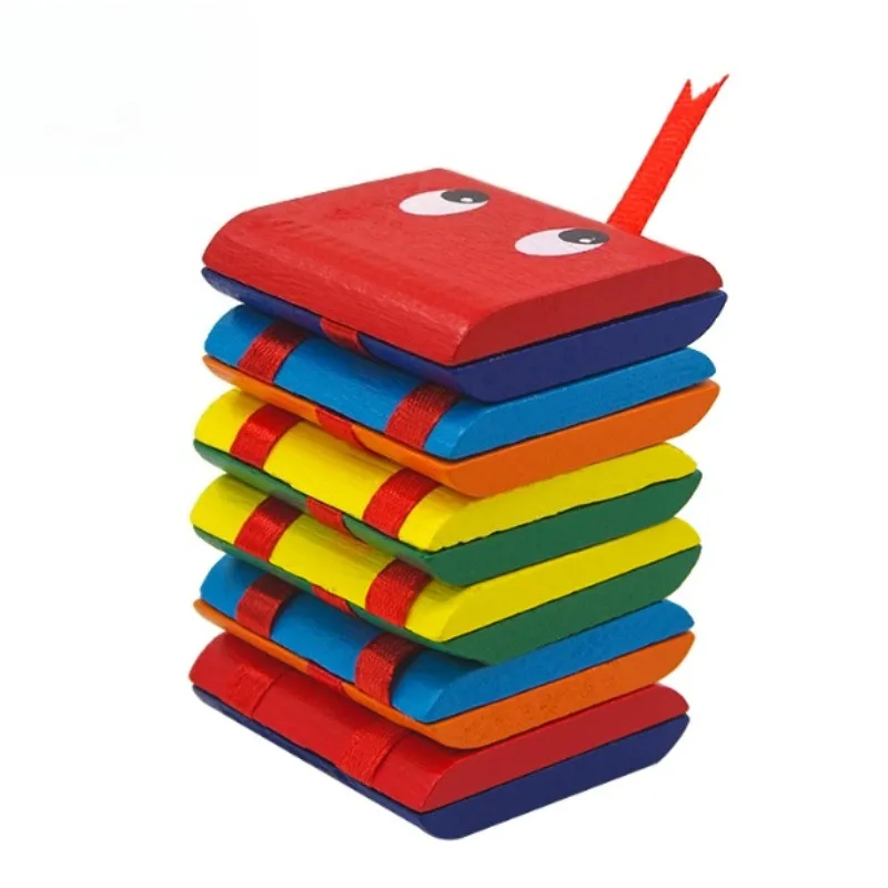 مكعبات ثعبان خشبية سحرية لانهائية قابلة للطي لعبة ألغاز قابلة للطي للأطفال خدع سحرية ساحرة سهلة القيام بها دعائم سحرية