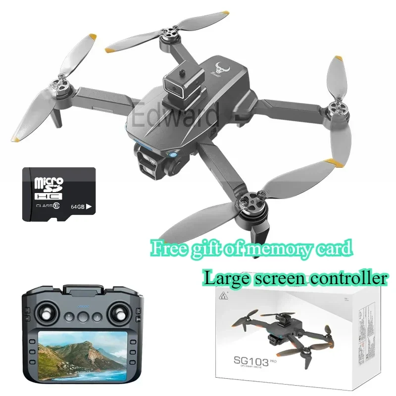 Ultra large screen control PRO drone 4K high-definition camera FPV brushless obstacle avoidance automatic return remote control