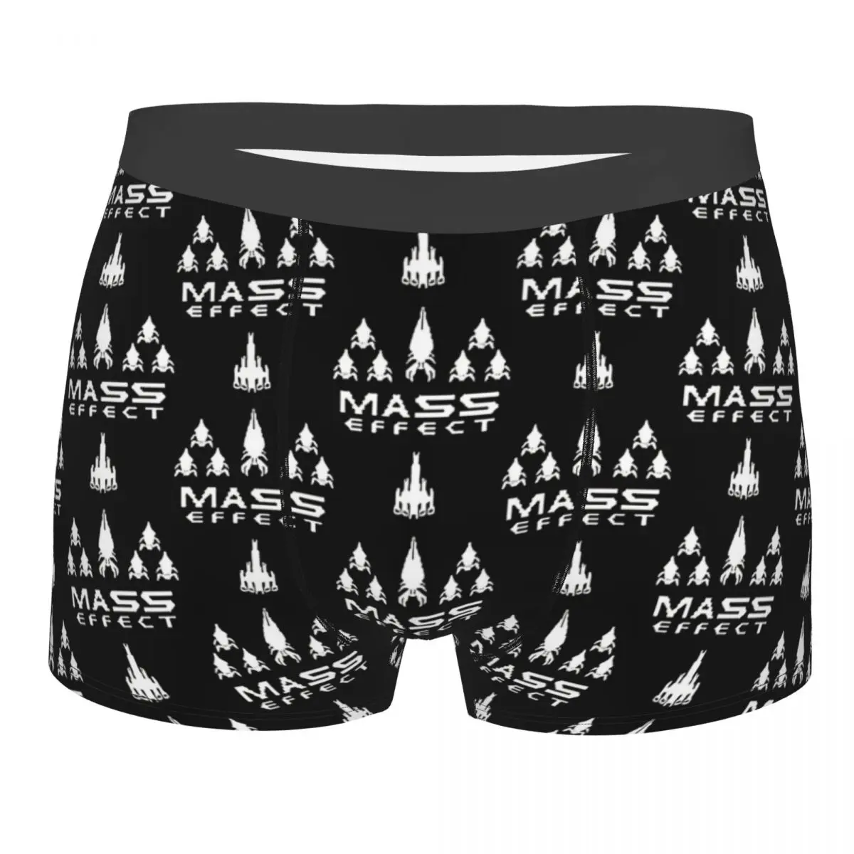 Reaper Invaders Men Boxer Briefs Mass Effect Game Breathable Funny Underpants Top Quality Print Shorts Gift Idea