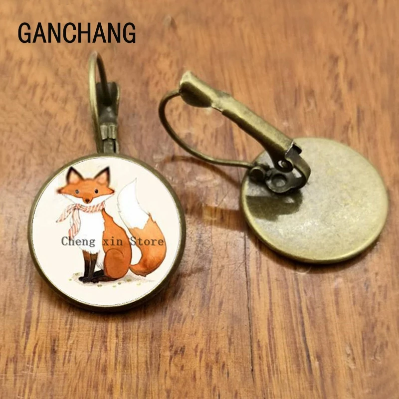 Cartoon Fox Earring… - image