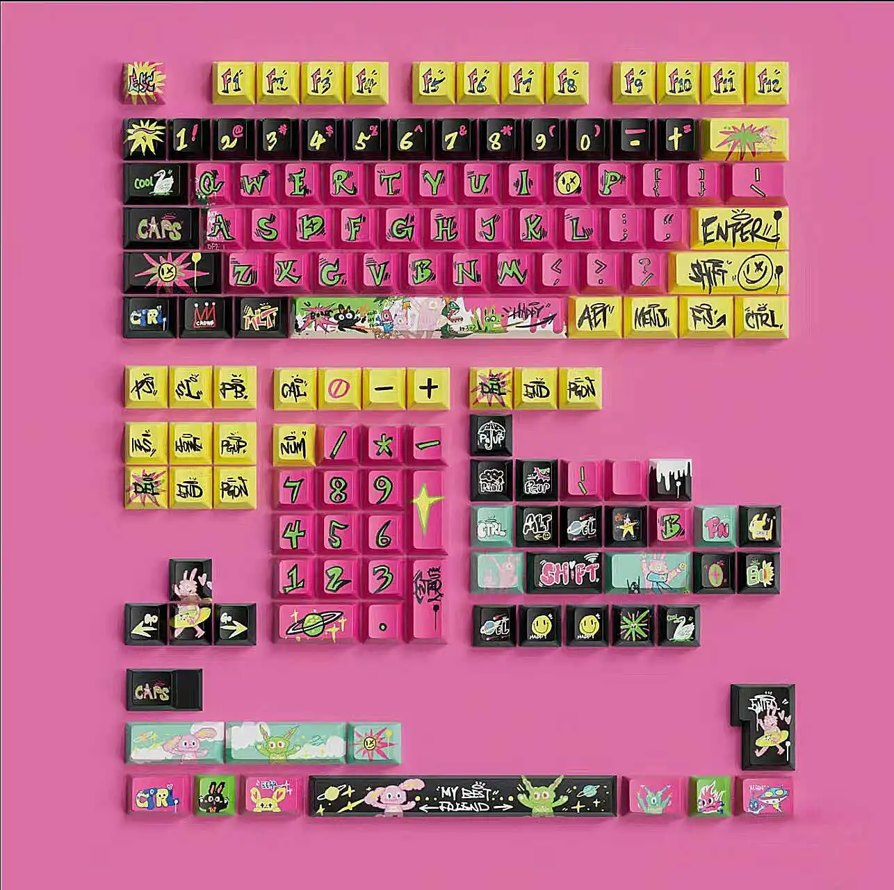 Copritasto PBT Sublimazione Altezza originale 146