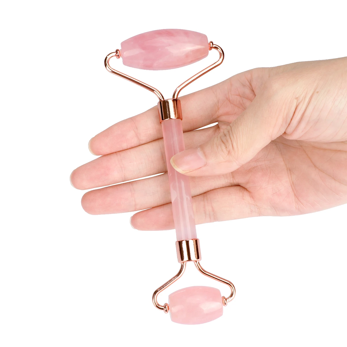 フェイシャルケアに使用されるクォーツジェイドローラー,フェイシャルケア,肌触り,美容,しわの軽減,しわの軽減,リラックス,1個