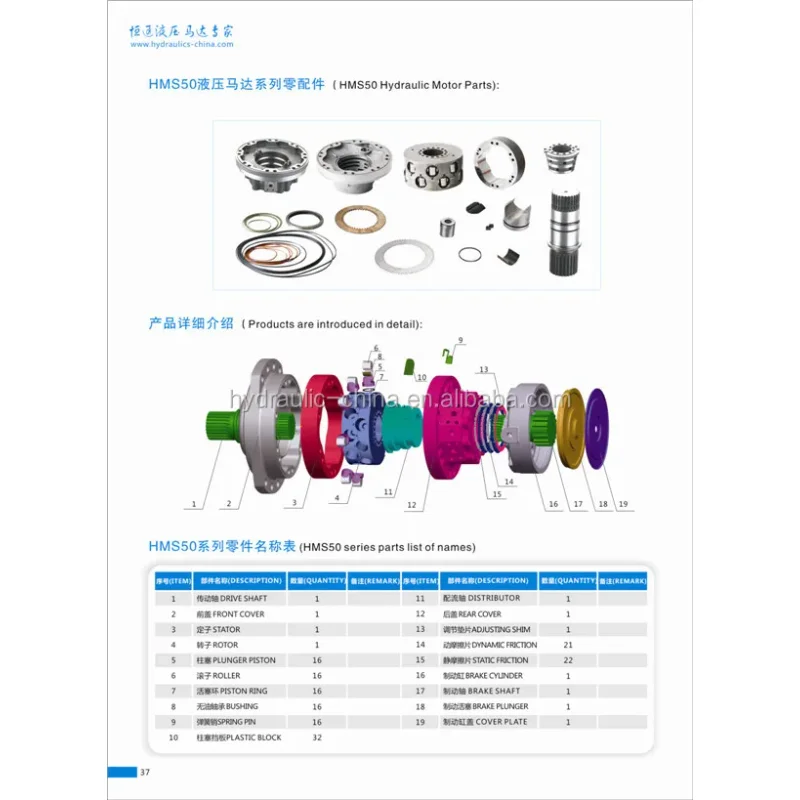 China Poclain Wheel Type MS50 Series Engine Hot Sale