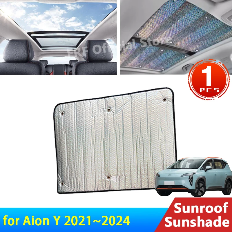 

for GAC Aion Y Nio Elaris Leo 2021 2022 2023 2024 Accessories Sunroof Sunshade Roof Sunscreen Heat Insulation Windshield Sticker