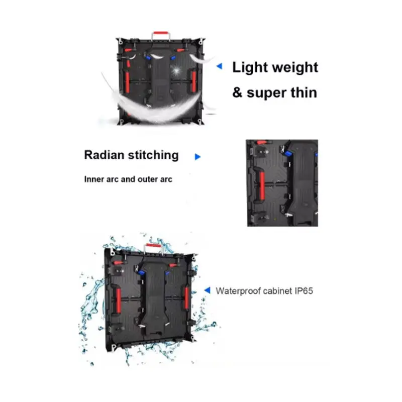 Внутренняя/наружная P3.91 P4.8 Полноцветная HD 4K светодиодная видеостенная панель для аренды сцены и рекламного светодиодного экрана