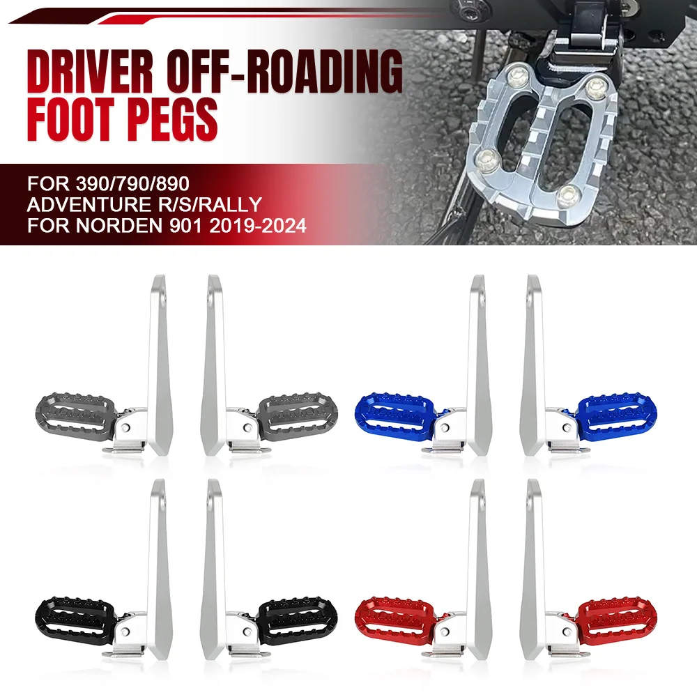 

For HONDA XADV 750 X-ADV 750 XADV750 2021-2024 2025 Footrest Footpegs Passenger Foot Pedal Foldable CNC Rear Foot Stand Footrest