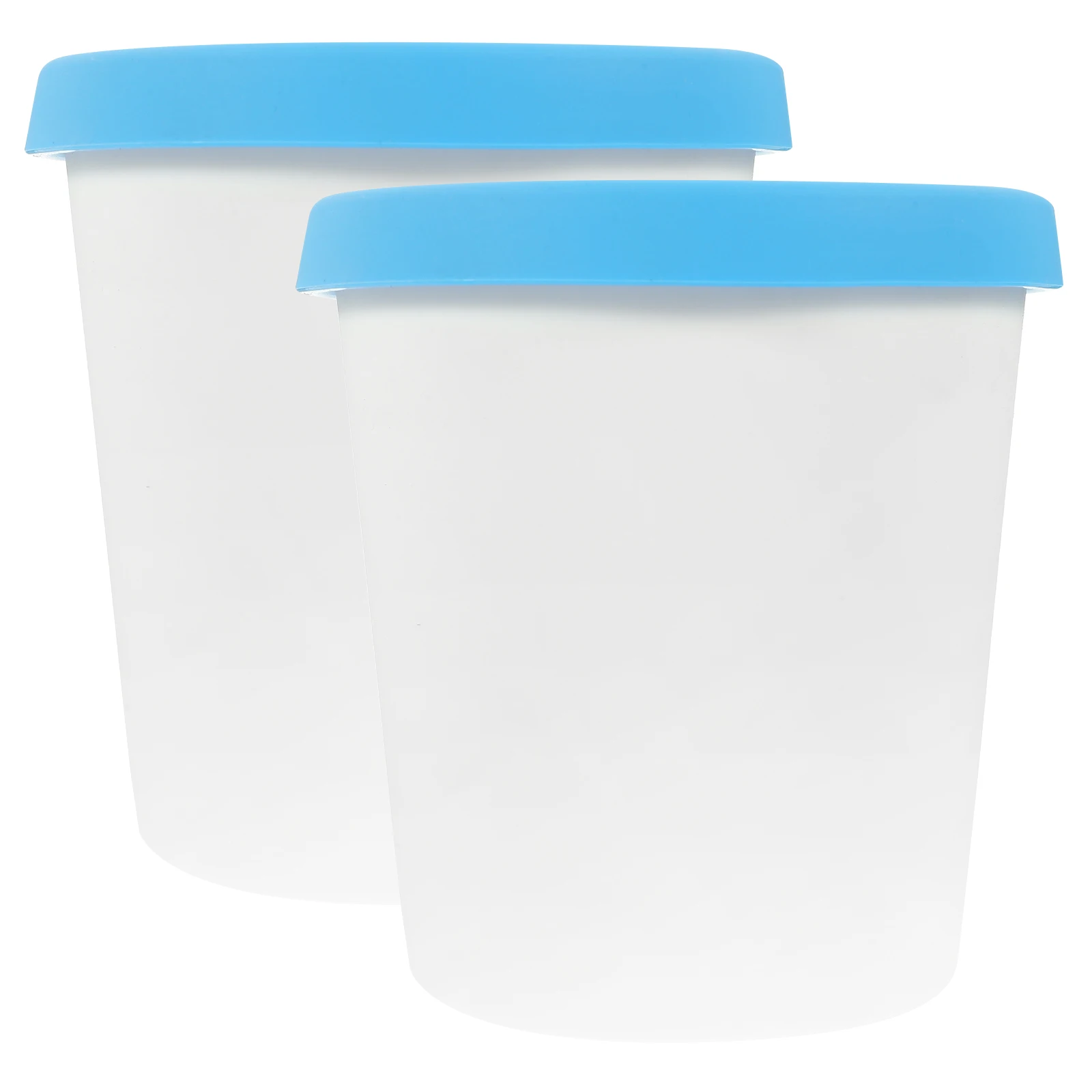 

2Pcs Ice Cream Buckets Container Premium Reusable Leak-Free Freezer Storage for Homemade Ice Cream Yogurt Dessert