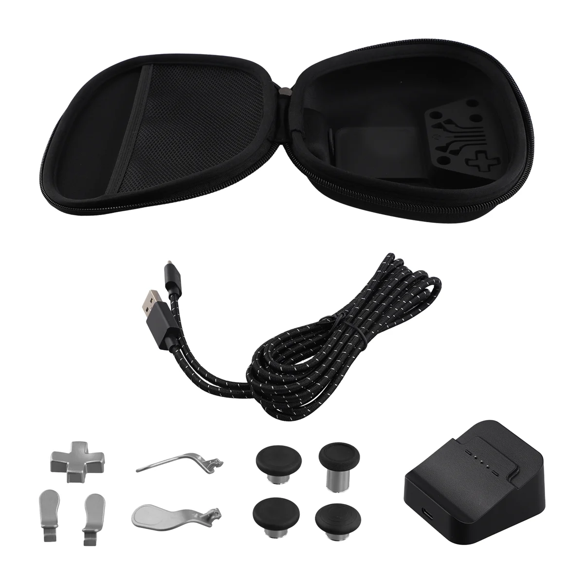 Beschermende Tas Voor Elite Serie 2 Gamepad Draagtas Voor Controller Type-C Kabel Oplader Dock Stand Knop Paddles