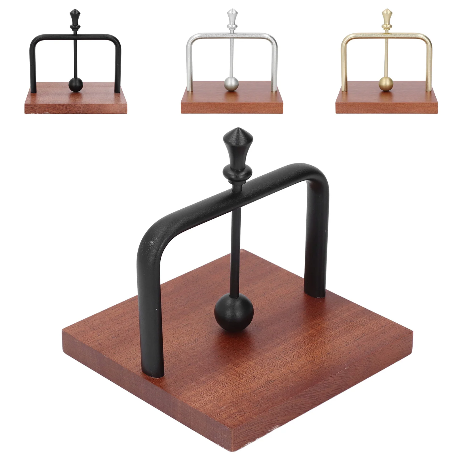 

Napkin Holder Table Napkin Holder with Lifting Ball Wood Base Metal Rack Napkin Dispenser for Home Restaurant Coffee Shop