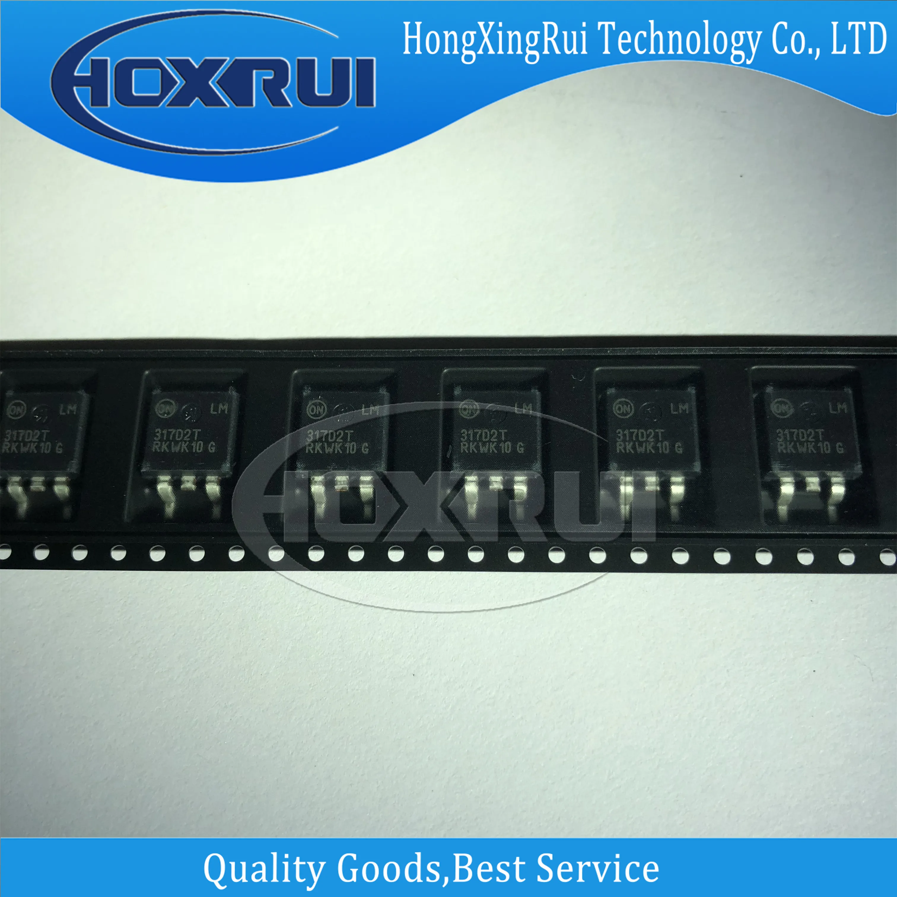 (1 buah), TO, TO-263,marker 3317d2t, Regulator LDO, Pos 1.2V ~ 37V, 1,5 a,