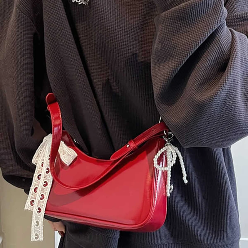 Borsa quadrata a spalla sotto le ascelle di lusso leggera da donna Borse a tracolla alla moda versatili estive 2025 Borse per pendolarismo quotidiano