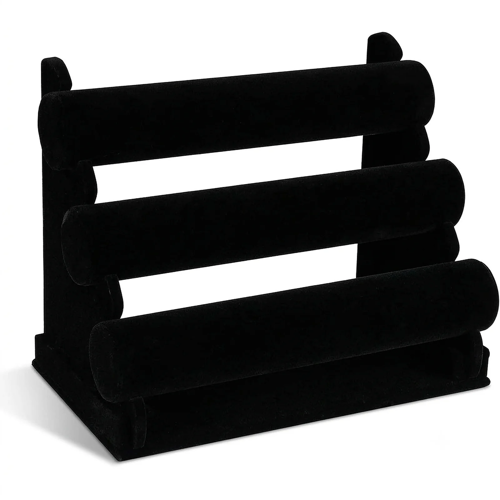 Zoyiancy 3 Tier Black Velvet B - Watches Jewelry Holder ulasan dan harga