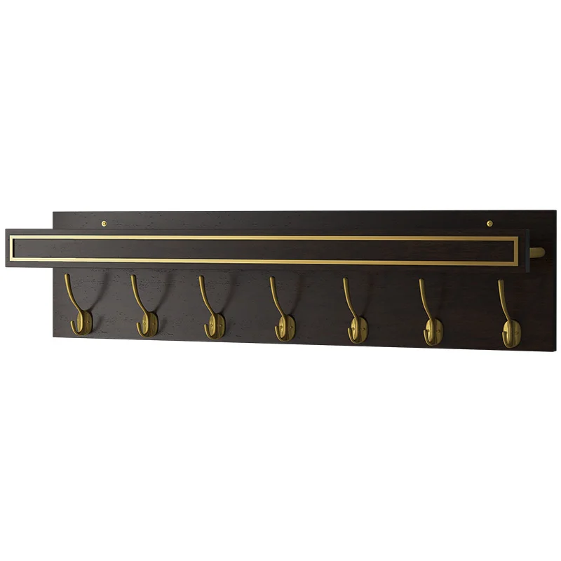 Wall-Mounted Entryway Organizer Modern Farmhouse Coat Rack with Shelves Space Saving Wall Decor for Living Room & Bedroom