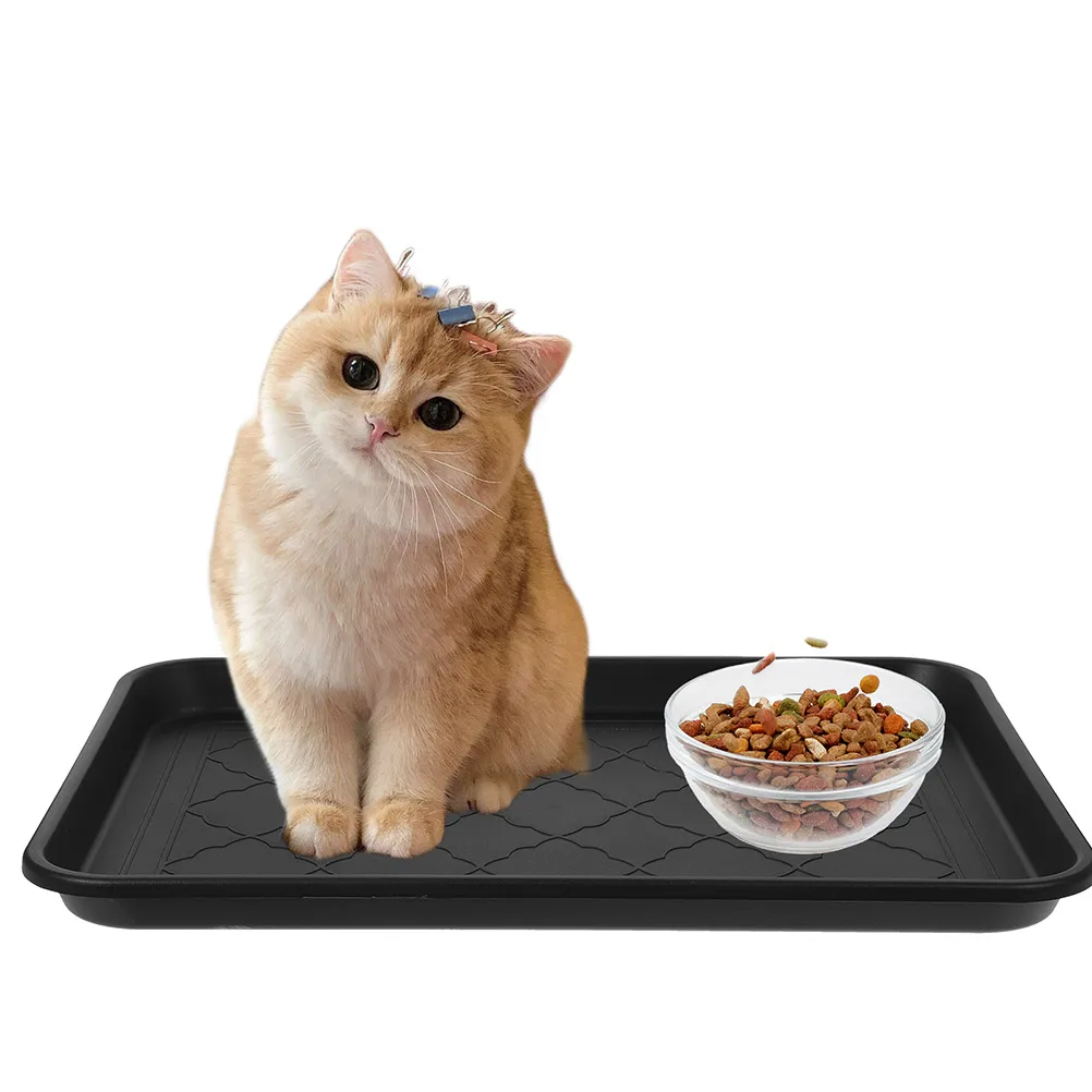 

2pcs Plastic Boot Tray Shoe Organizer Indoor Entryway Mudroom Floor Protector Easy Clean Raised Edge For