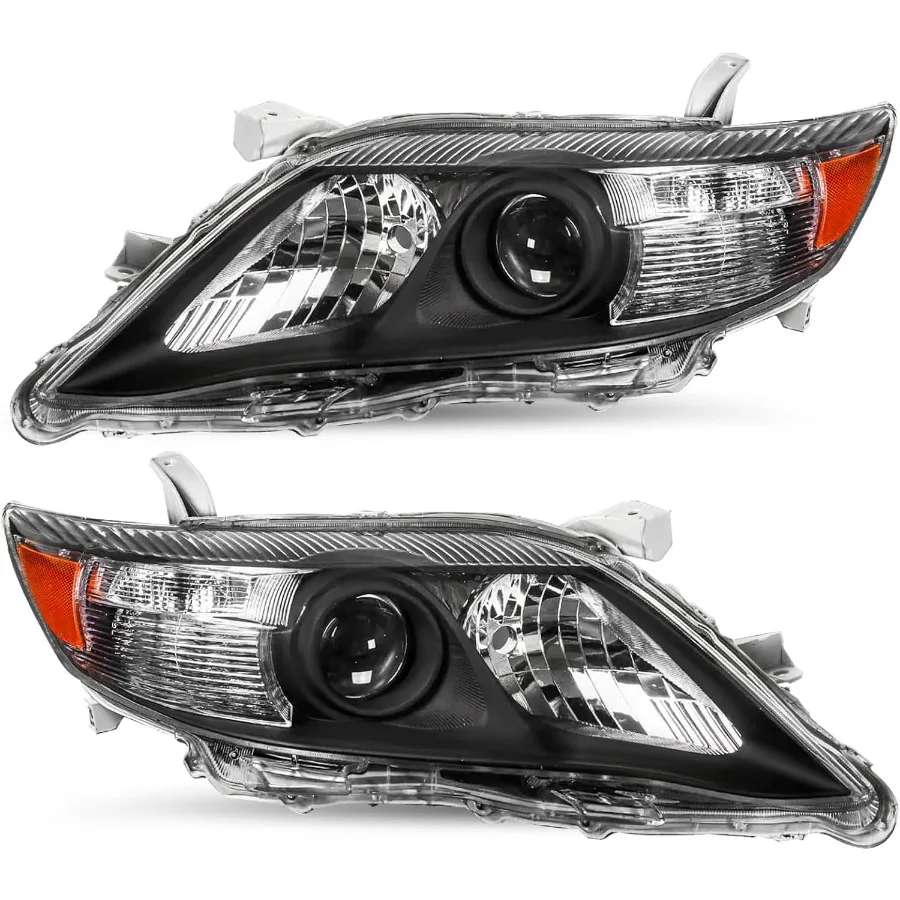 

Headlight Assembly Replacement for 20102011 Camry SE LE XLE Hybrid Base Projector Headlamp US Built Model Driver and Passenger