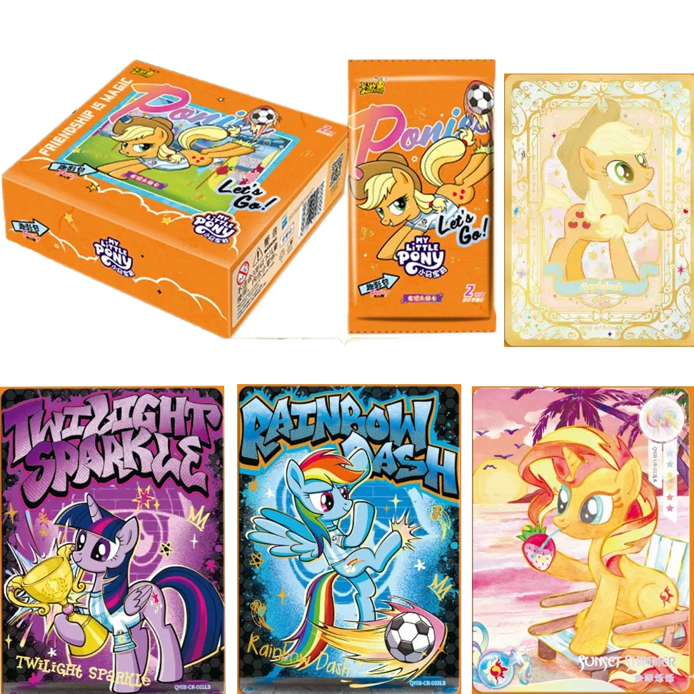 Cartes authentiques KAYOU My Little Pony : Pack Film Amitié Éternelle, Collection de Cartes Jouets Anime Princesse Mignonne Amitié Éternelle