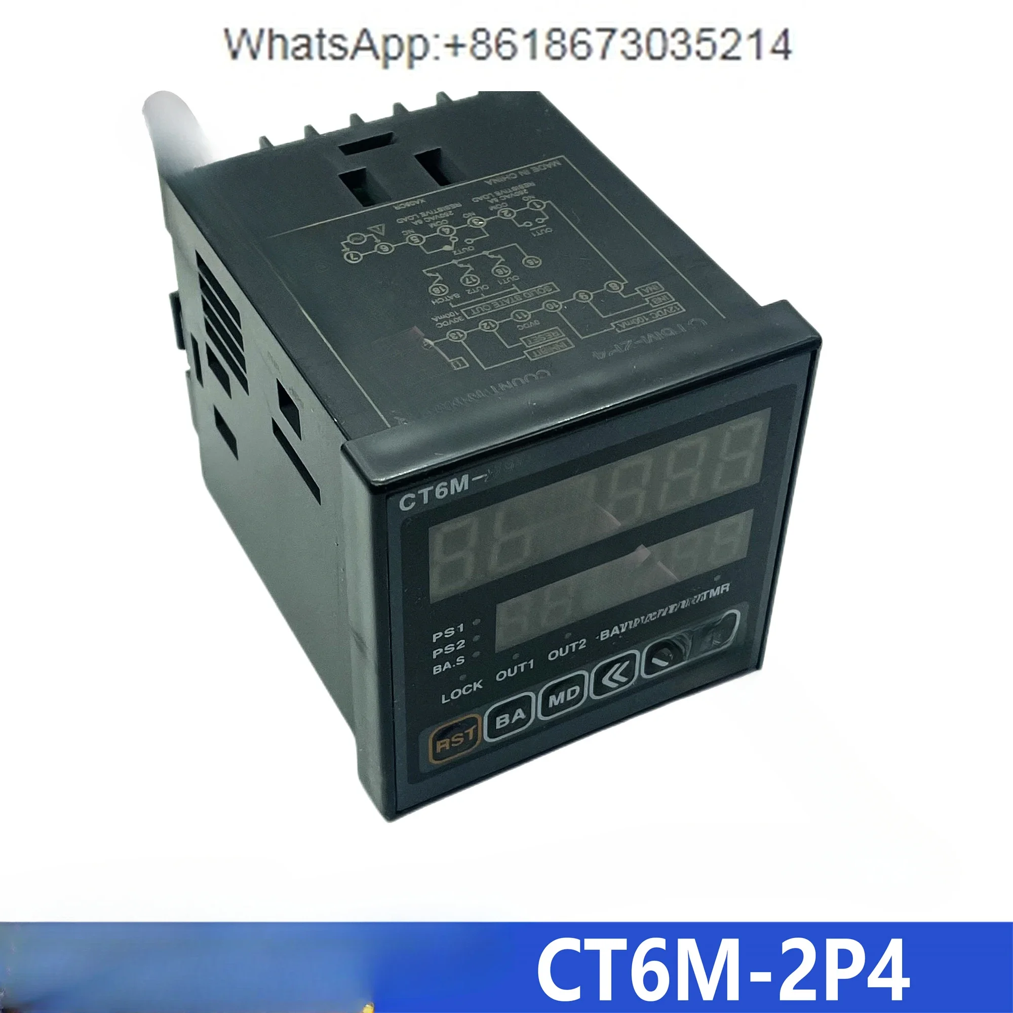 Multifunctional Timer Counter CT6M-2P4 ( CT6-2P) 100-240VAC(50-60Hz)