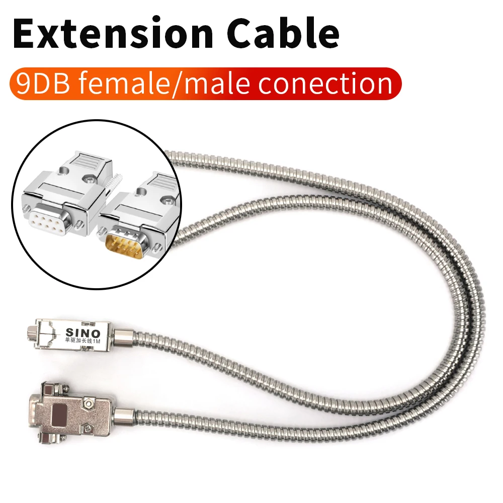 Extension cable 9DB female/male conection for linear encoder TTL Or RS-422 signal Linear scale