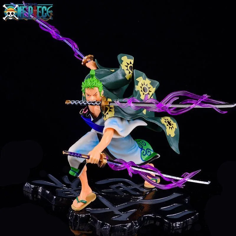 

Коллекционная фигурка One Piece: Кимоно Солона, версия «Битва Трех Клинков», аниме-модель из ПВХ, подарок для детей