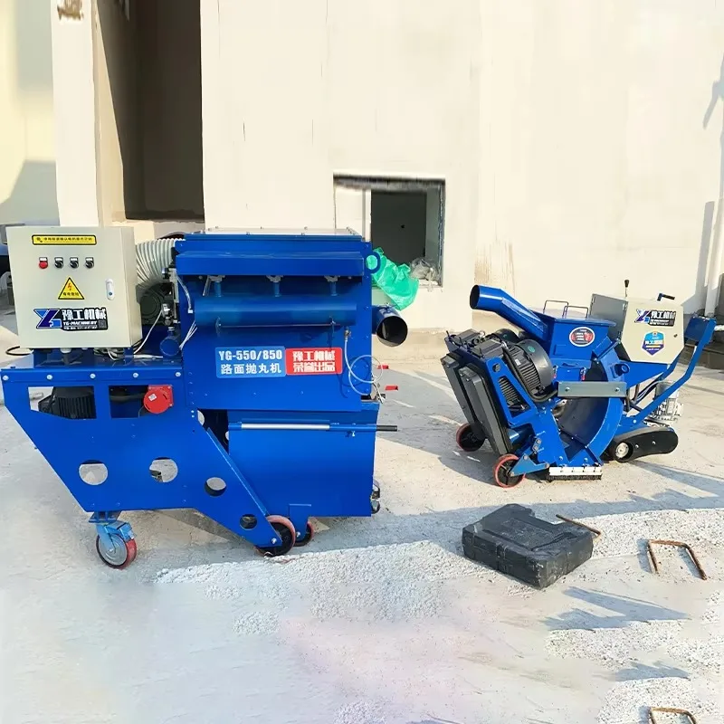 Walk Behind Road Shot Blaster Concrete Floor Surface Cleaning Preparation Equipment