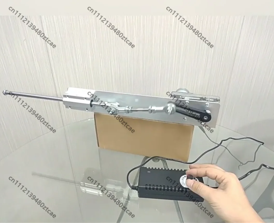 DC 12V 24V Mini Automatic Reciprocating Linear Actuator Stepless Speed Adjustable Push Pull Stroke Linear Motion Motor