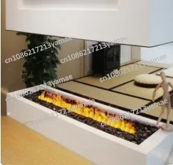 Manufacturer Custom 3D Atomization Decorative Electric Fireplace Home Space Heater European Living Room Air Heater 700mm