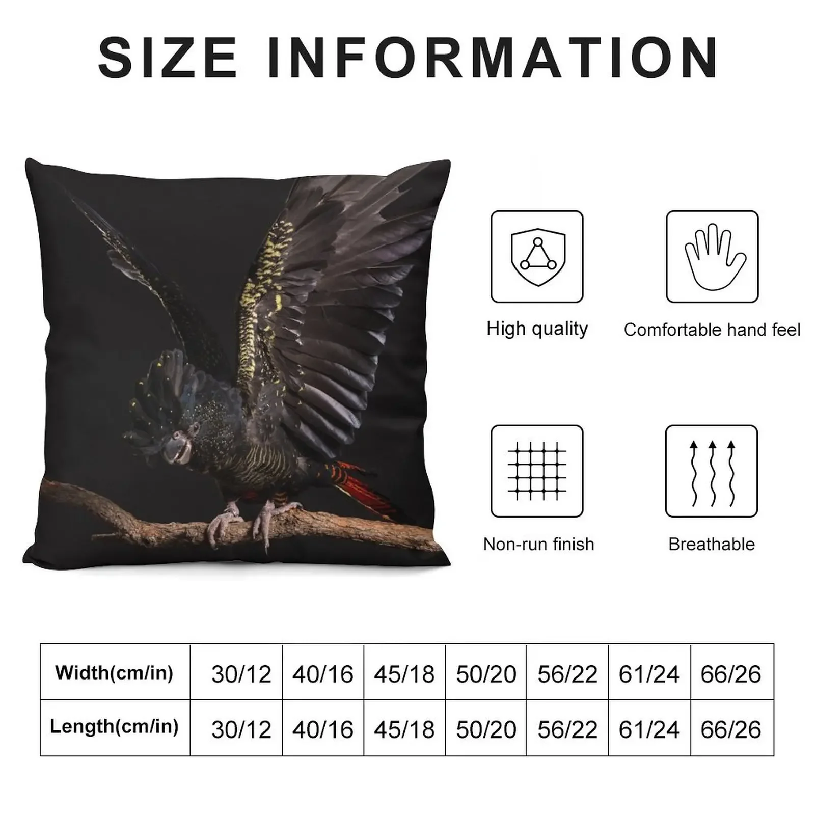 Red-tailed Black Cockatoo #3 Throw Pillow Decorative Sofa Cushion christmas ornaments 2025 Sofa Cushions Cushions pillow