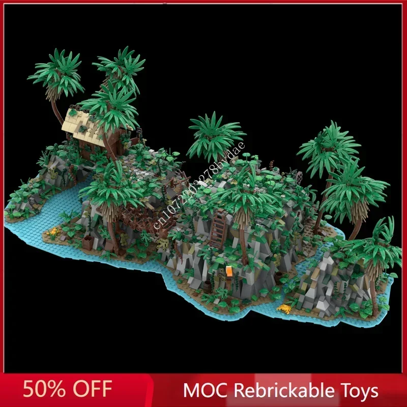 4008PCS Moc Building Blocks  Model Dominica Treasure Island Technical Bricks Assembly Construction Toy For Childr Holiday Gift