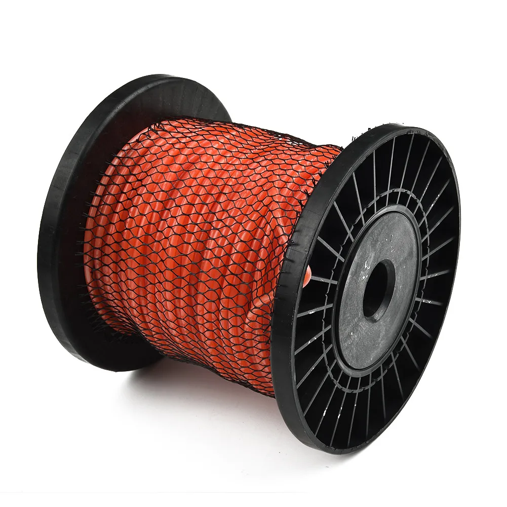 50M Trimmer Round Line Reel Nylon Electric Orange 2.7mm Cord Line Wire For Brush Cutter Lawn Mower Replacement Parts Garden Tool