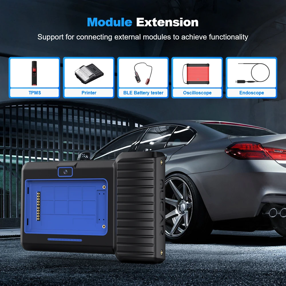 Lifetime Free Update MUCAR VO7S/VO7 Car Diagnostic Tool Bi-Directional ECU Coding Obd2 Scanner Full System Diagnosis 28 Reset