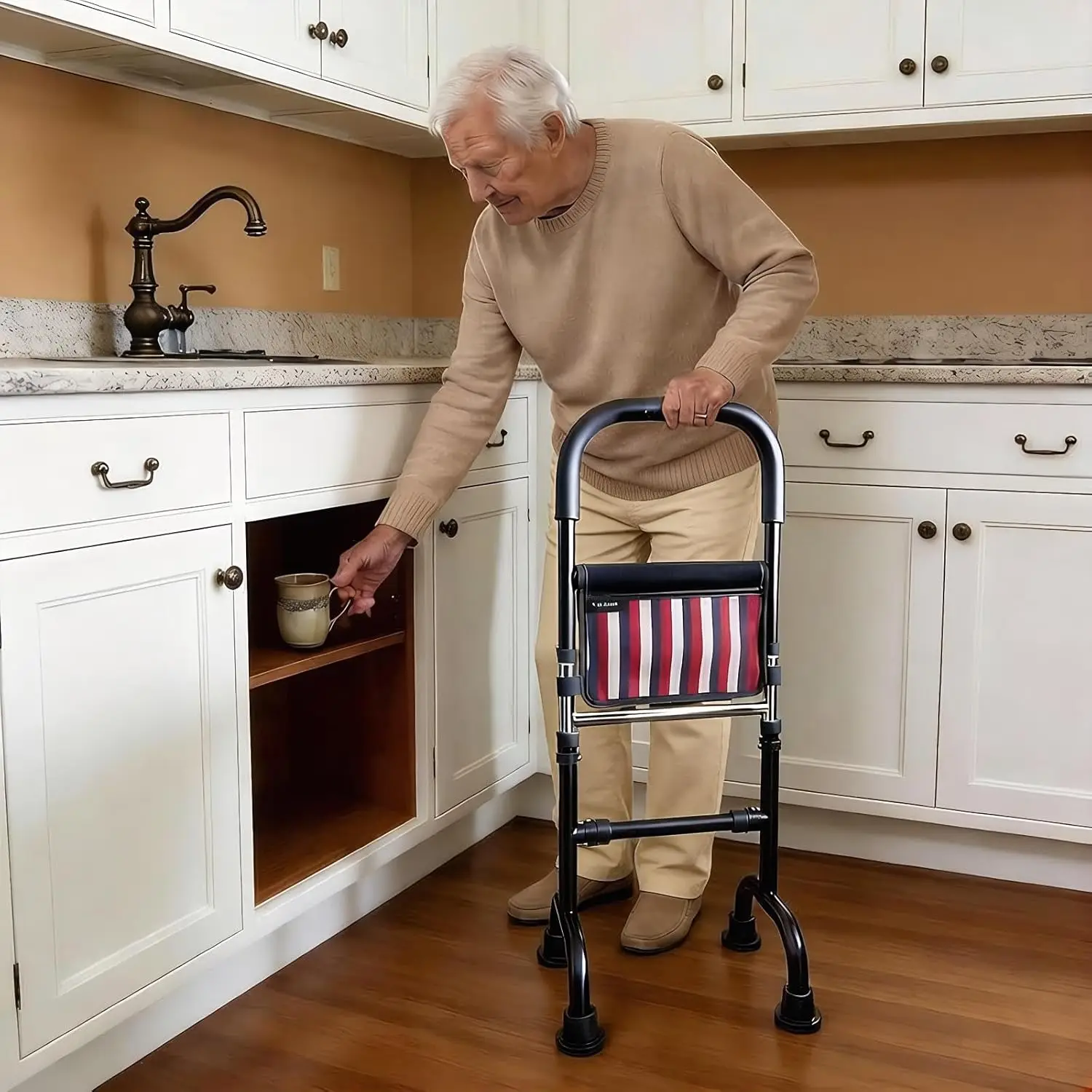 

Регулируемая опора для подъема с сиденья для пожилых людей - высота 30-36 дюймов, выдерживает нагрузку до 350 фунтов