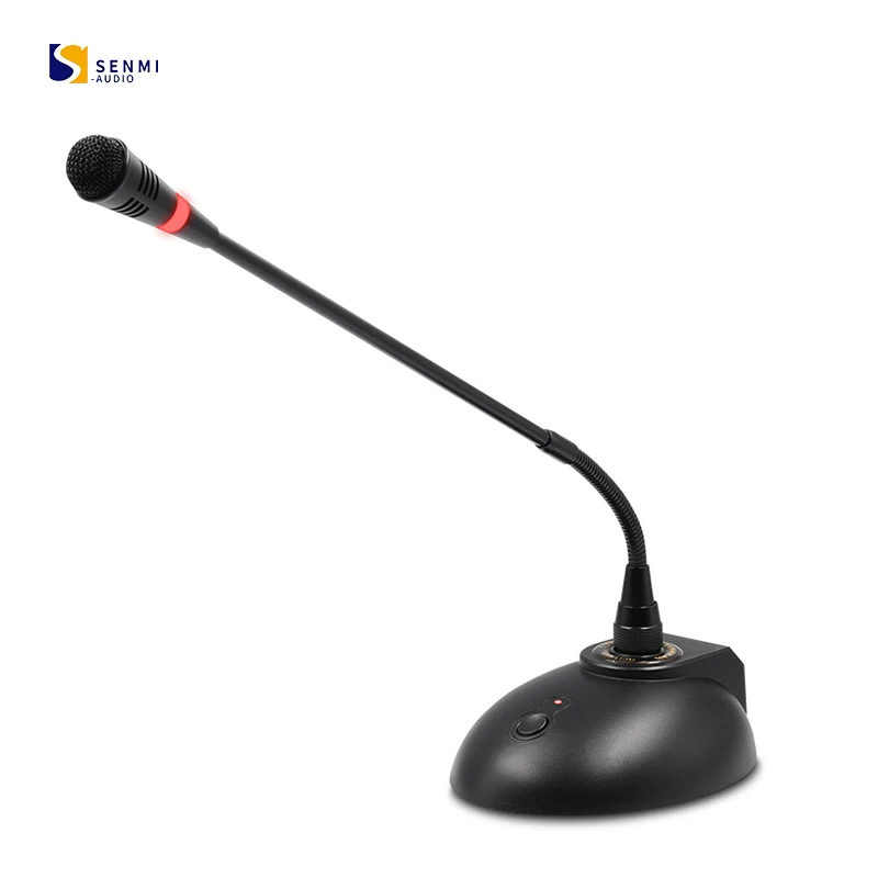 Desktop Gooseneck Condenser Microphone XLR Conference Microphone for Meetings/Voice/Games