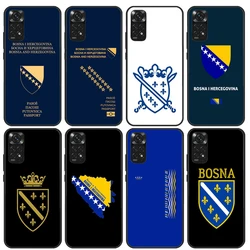 Bosnia and Herzegovina Passport Case For Xiaomi Redmi Note 8 9 12 10 11 Pro 8T 9S 10S 11S Cover For Redmi 9 10 9A 9C 10C